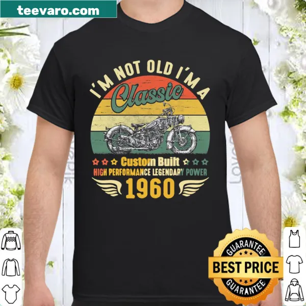Retro vintage motorcycle shirt with nostalgic text