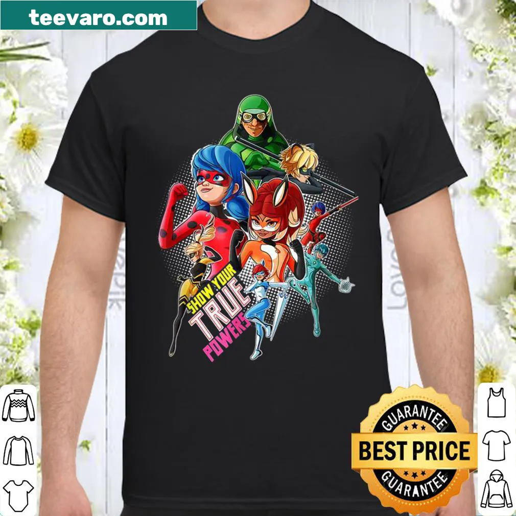 Shirt featuring Ladybug and heroes from Miraculous Collection