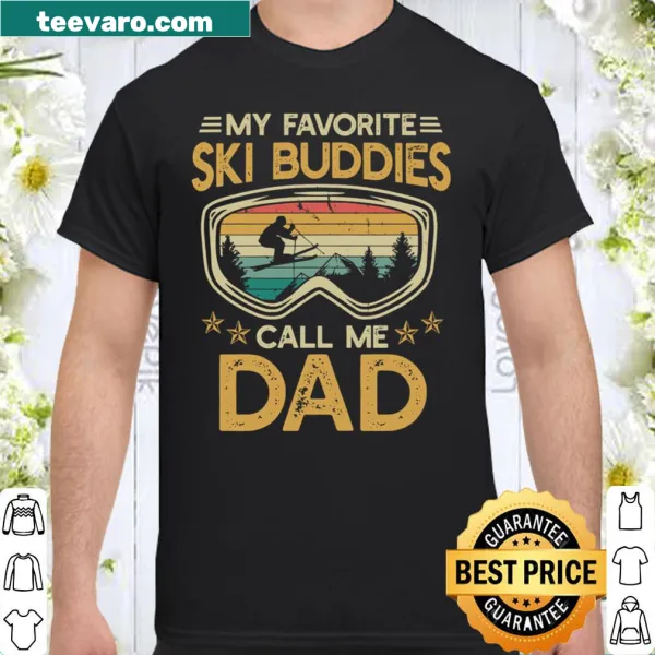 Sentimental shirt expressing the joy of being a dad and skier
