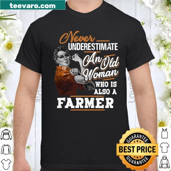 Empowering shirt for older women farmers with a bold statement