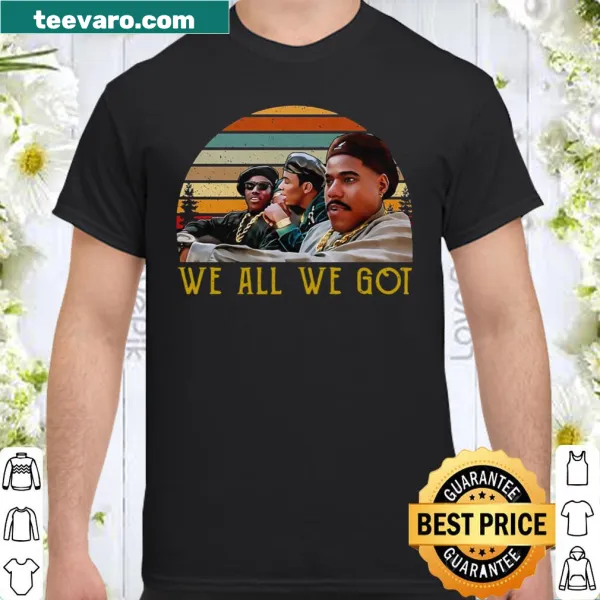 Shirt featuring quote from New Jack City about unity and friendship