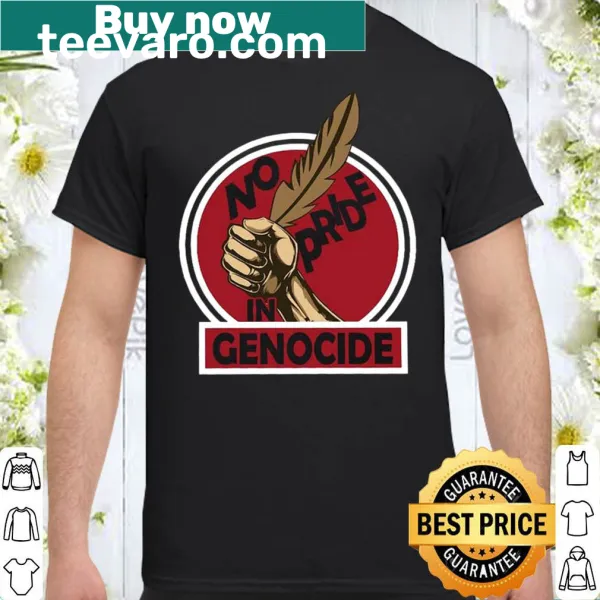 T-shirt with message supporting Indigenous rights and awareness