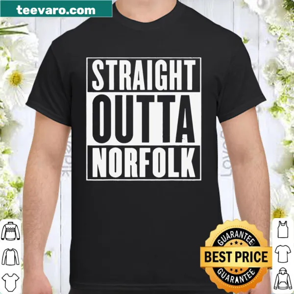 Shirt proudly declaring Norfolk heritage with bold text