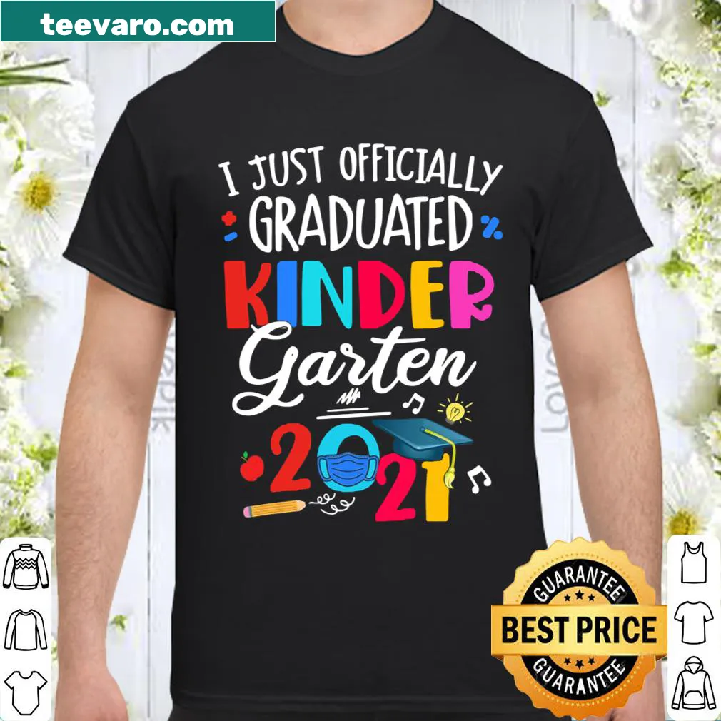 Graduation-themed shirt for kids celebrating kindergarten completion