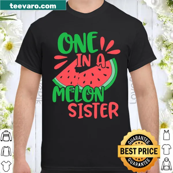 Fun friendship-themed shirt with watermelon graphic and text.