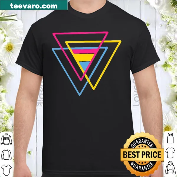 Pansexual triangle LGBT pride t-shirt with meaningful symbolism
