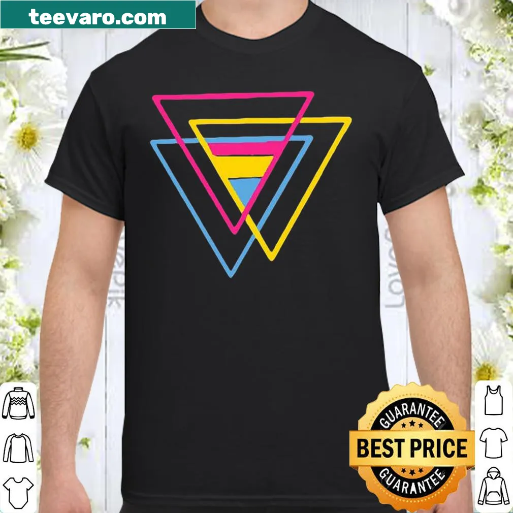Pansexual triangle LGBT pride t-shirt with meaningful symbolism