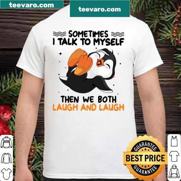 Funny penguin-themed shirt with playful text design