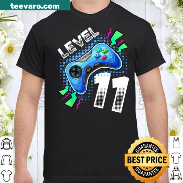 Personalized video game controller shirt for 11th birthday