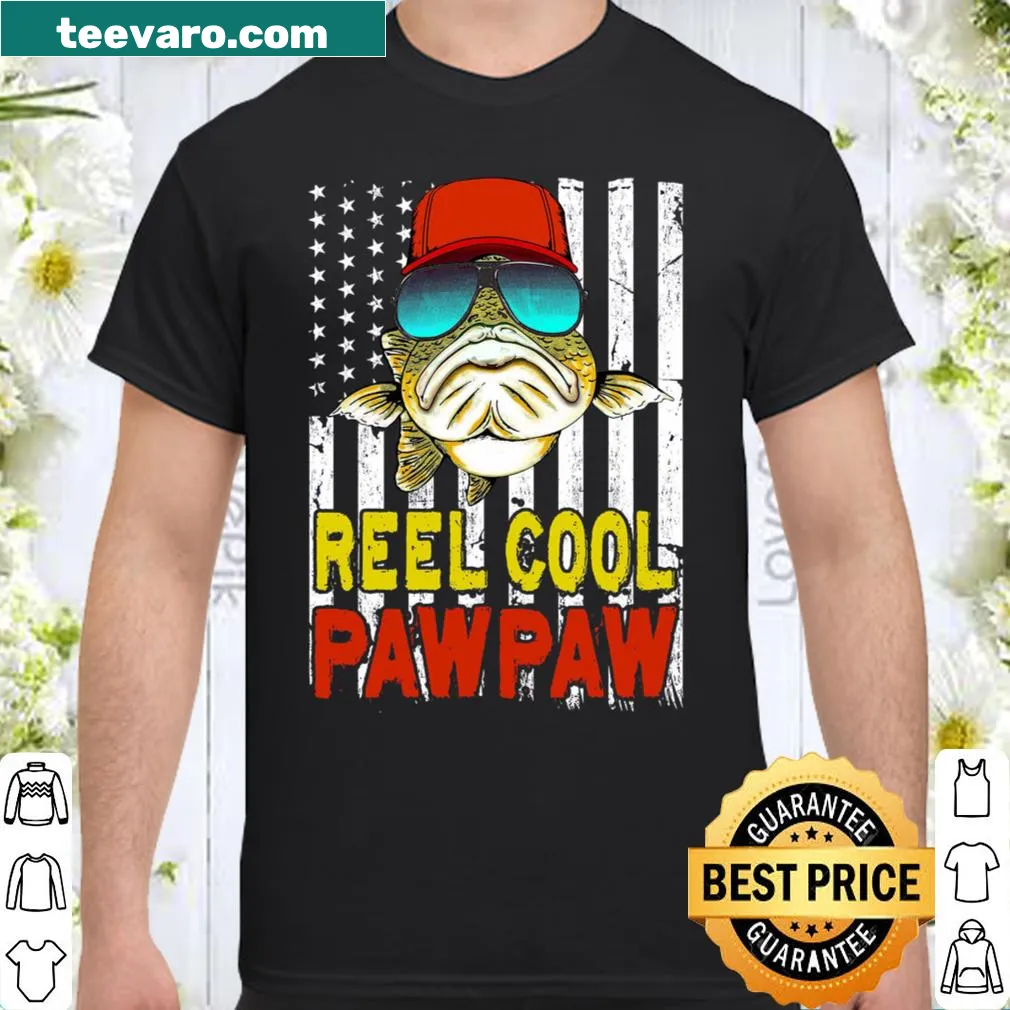Personalized shirt for Pawpaw featuring fishing-themed design