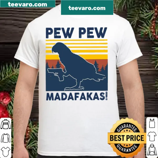 Funny text design featuring a parrot and humorous phrase