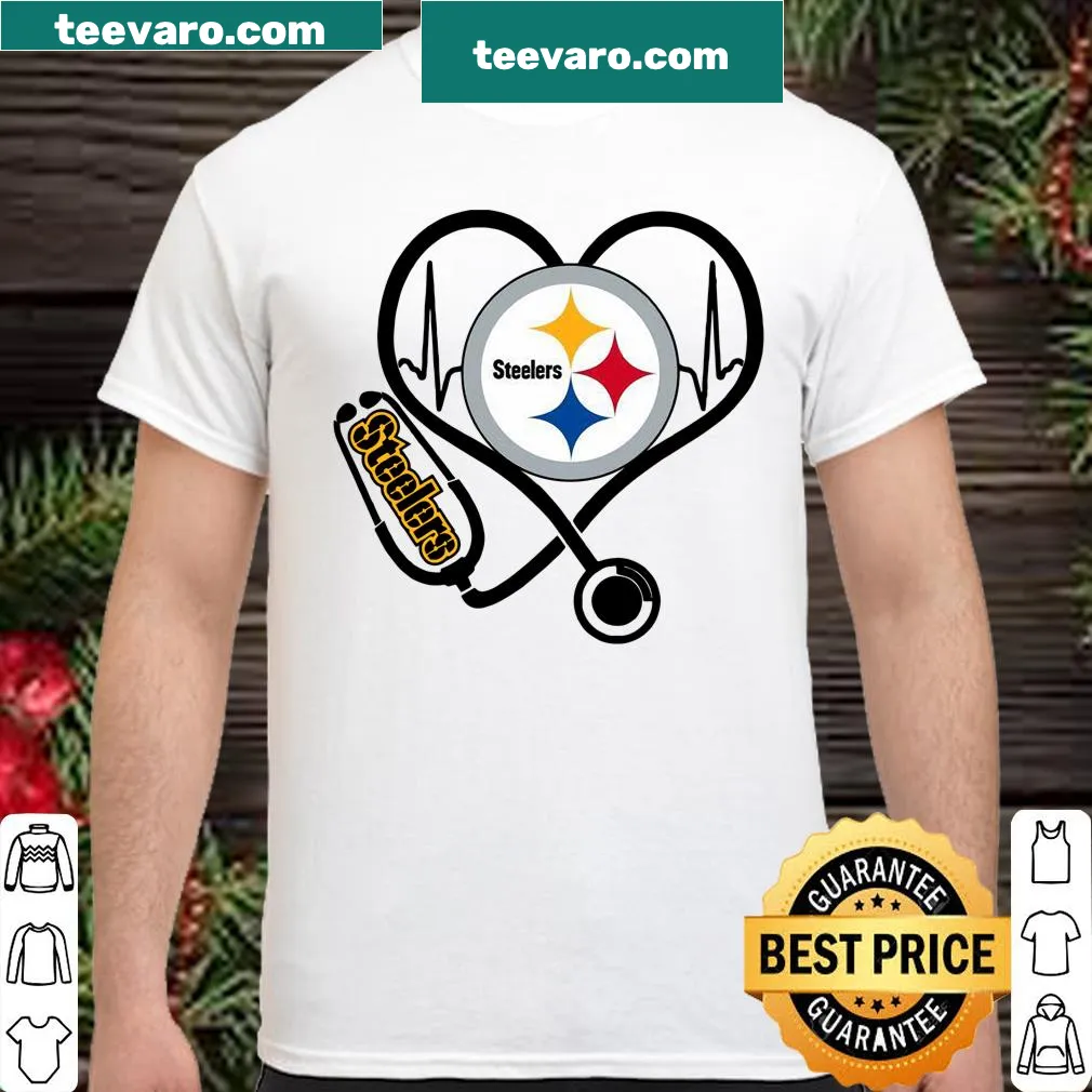 Pittsburgh Steelers shirt with stethoscope design