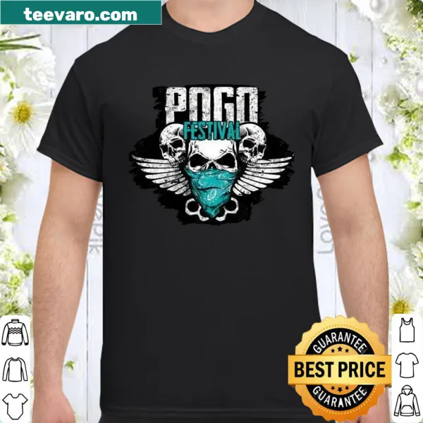 Graphic shirt celebrating the Pogo Festival
