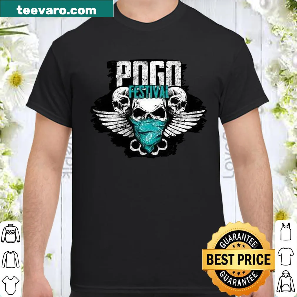 Graphic shirt celebrating the Pogo Festival