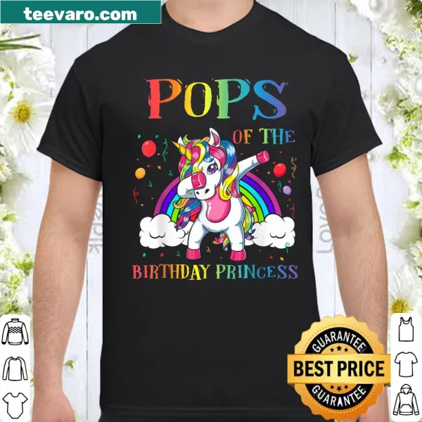 T-shirt featuring a dabbing unicorn and a princess graphic