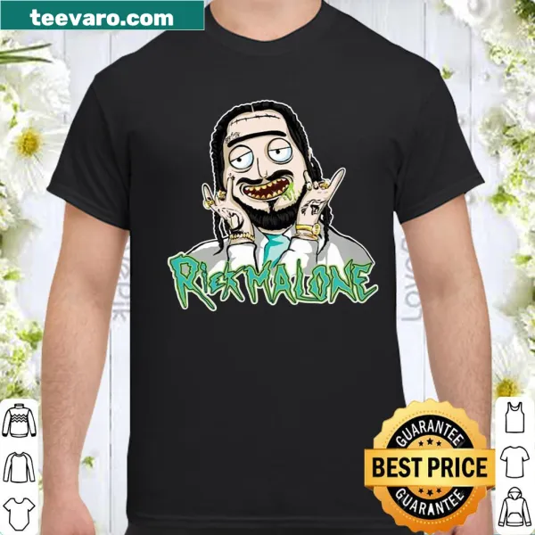 Typography design shirt featuring the name Rick Malone