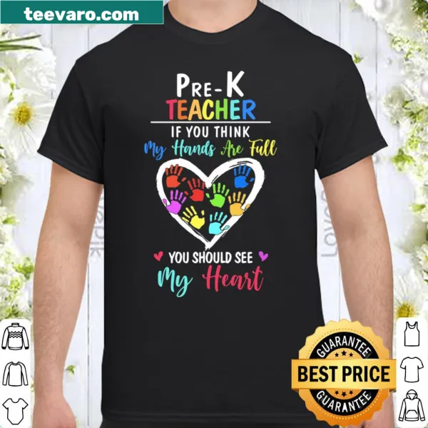 Heartfelt t-shirt for pre-K teachers with a touching message