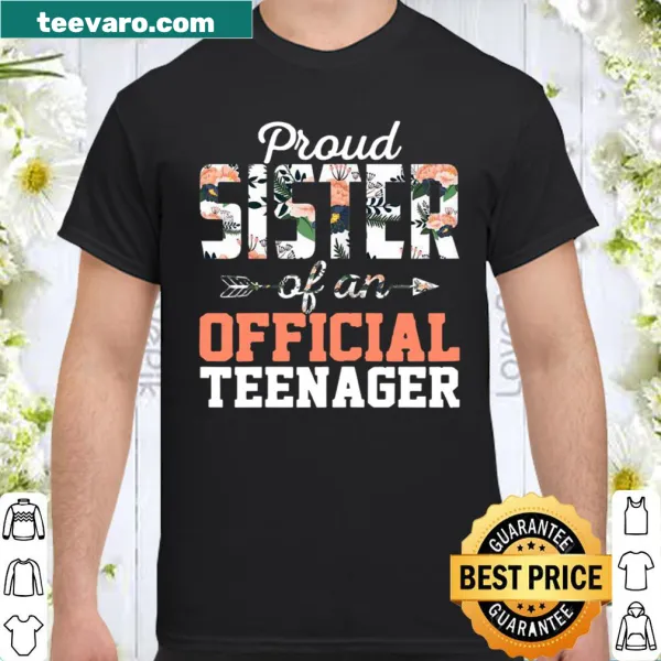 Proud sister shirt featuring bold text