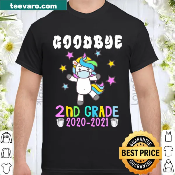 Whimsical unicorn shirt for last day of second grade
