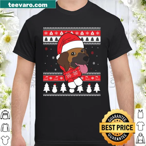 Funny sweatshirt featuring a Rhodesian Ridgeback for Christmas.