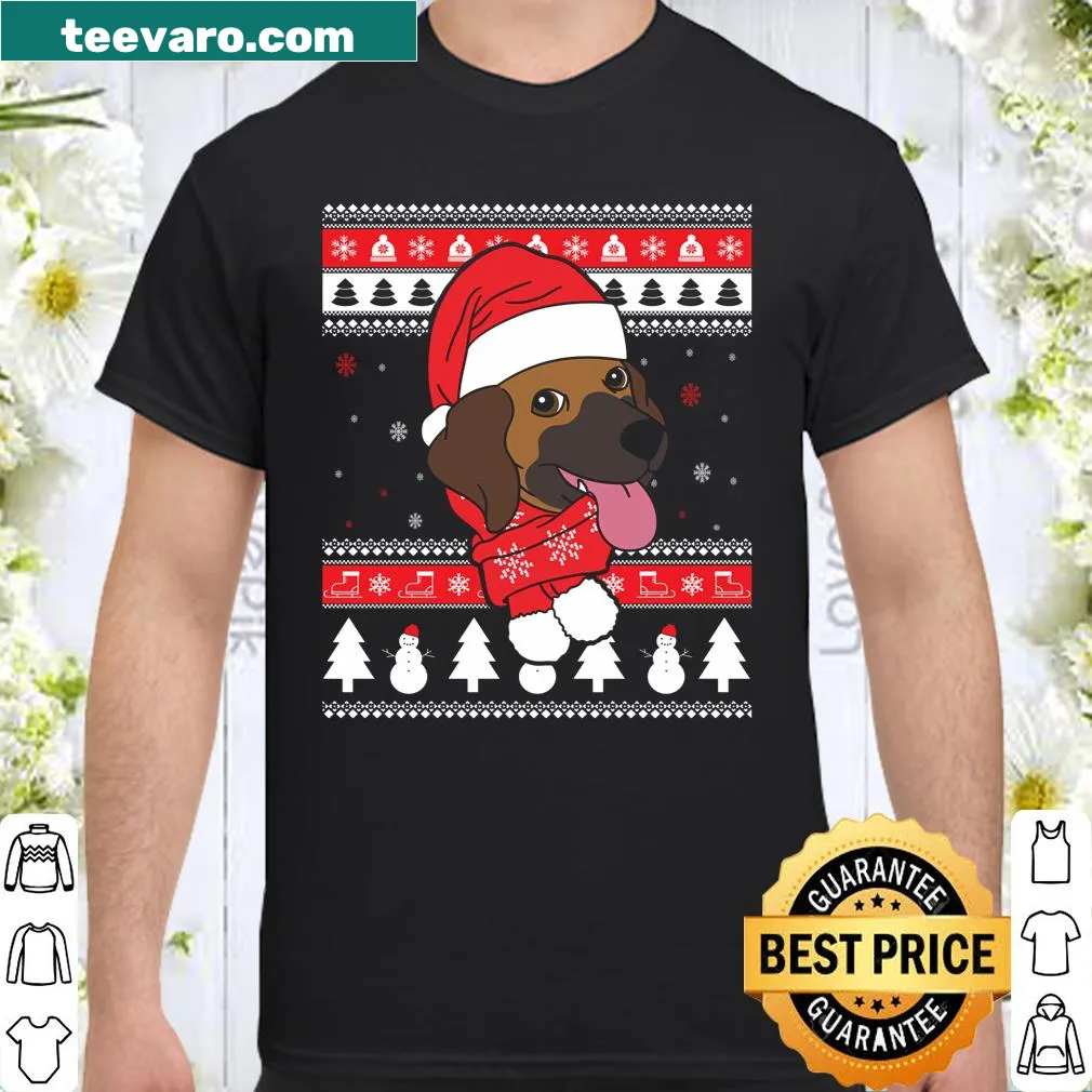 Funny sweatshirt featuring a Rhodesian Ridgeback for Christmas.