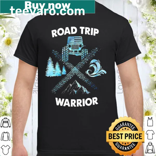 Playful shirt with the phrase Road Trip Warrior