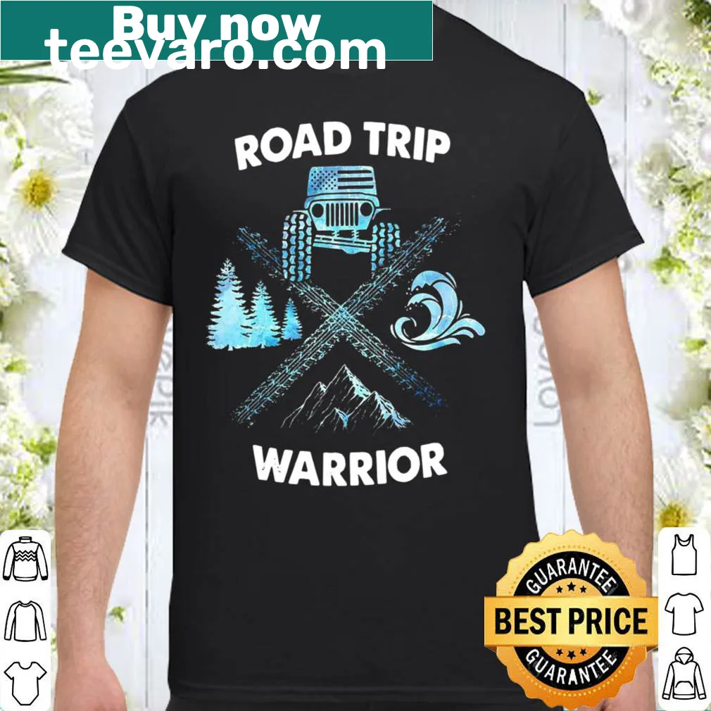 Playful shirt with the phrase Road Trip Warrior