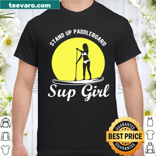Paddleboarding girl graphic shirt
