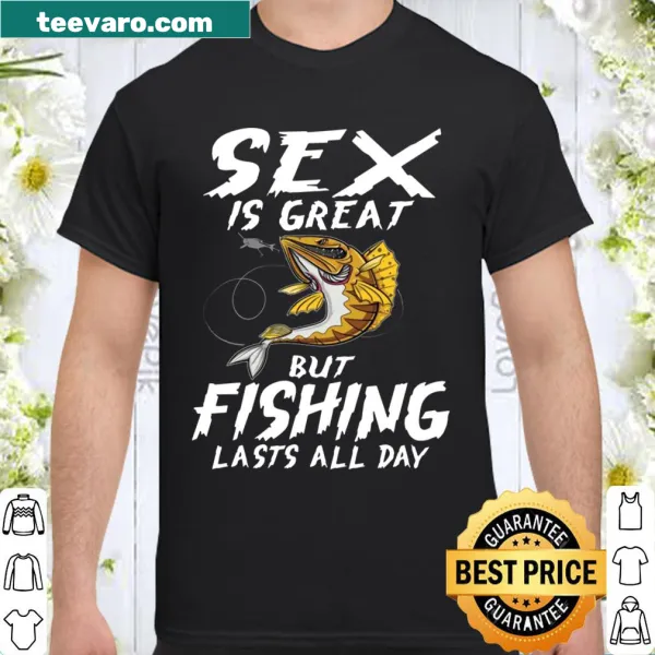 Funny fishing-themed shirt with a humorous slogan