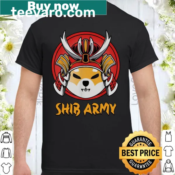 Shiba Inu meme shirt for cryptocurrency enthusiasts