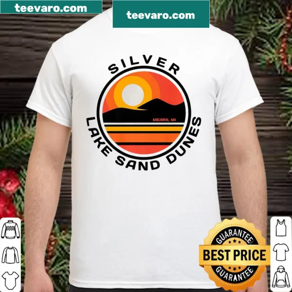 Illustrative design of Silver Lake Sand Dunes on a shirt