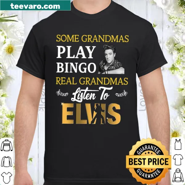 Playful shirt for grandmas with Elvis-themed text