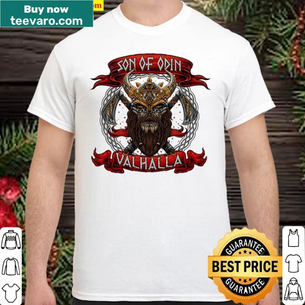 Viking warrior shirt featuring the Son of Odin design
