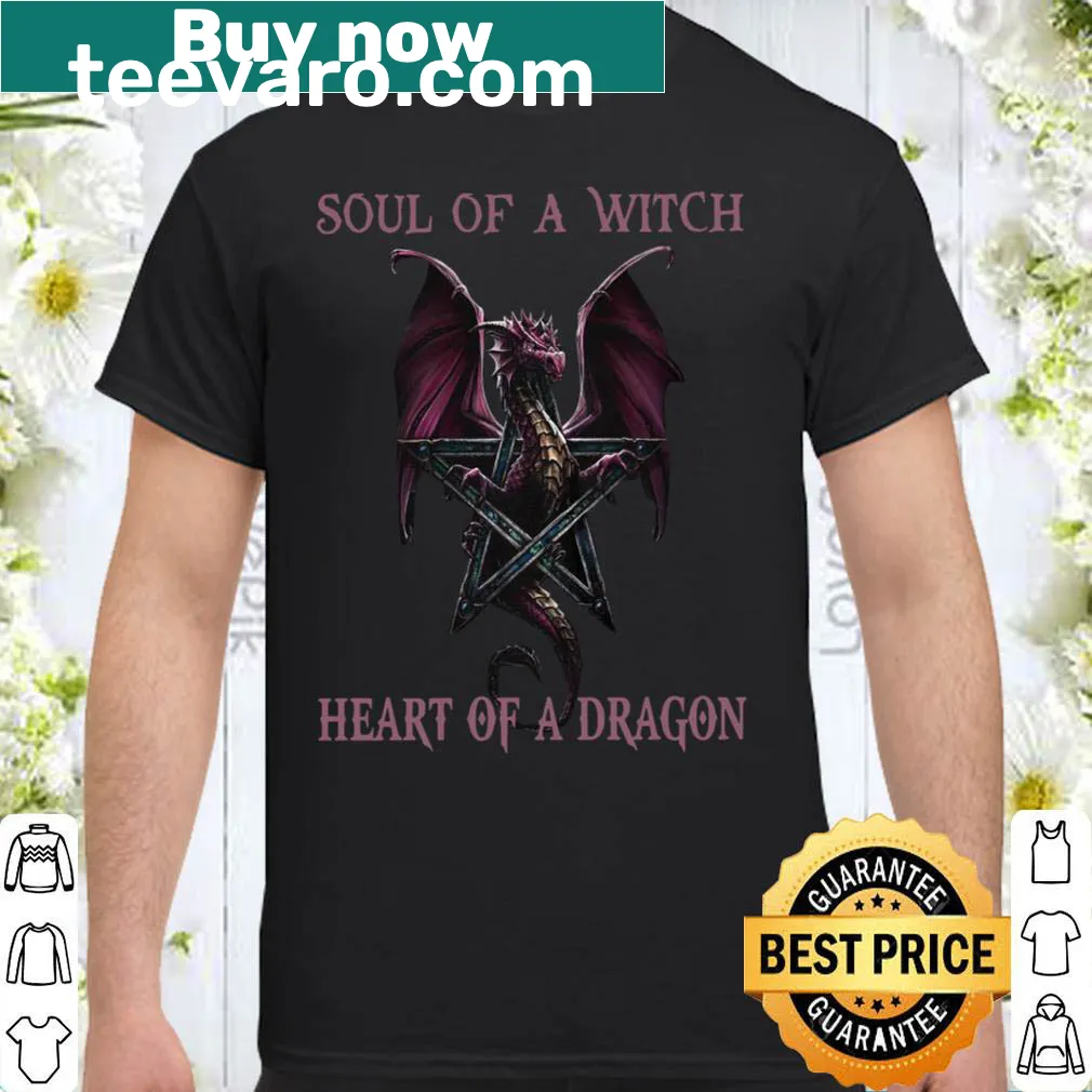 Shirt with the phrase Soul Of A Witch Heart Of A Dragon