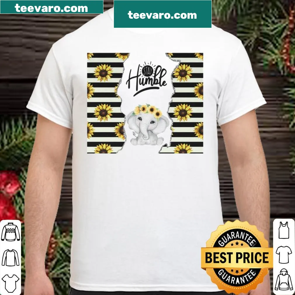 Inspirational shirt featuring 'Stay Humble' text for women