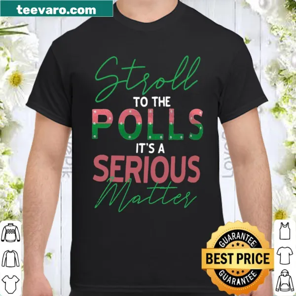 Civic engagement shirt promoting voting