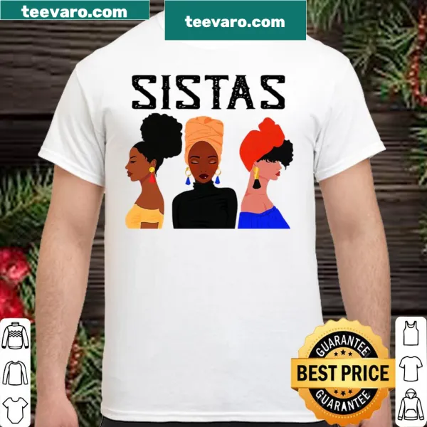 Stylish text shirt celebrating sisterhood, ideal for everyday wear.