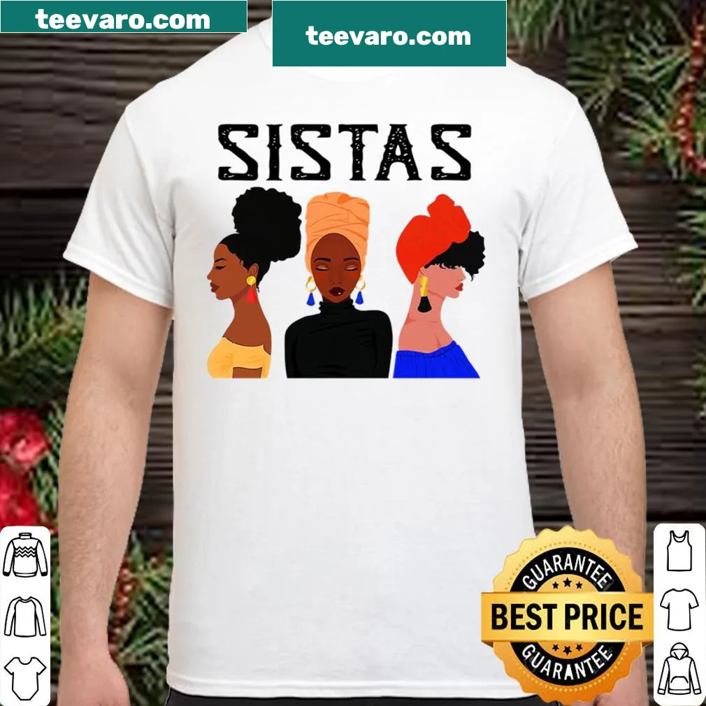 Stylish text shirt celebrating sisterhood, ideal for everyday wear.