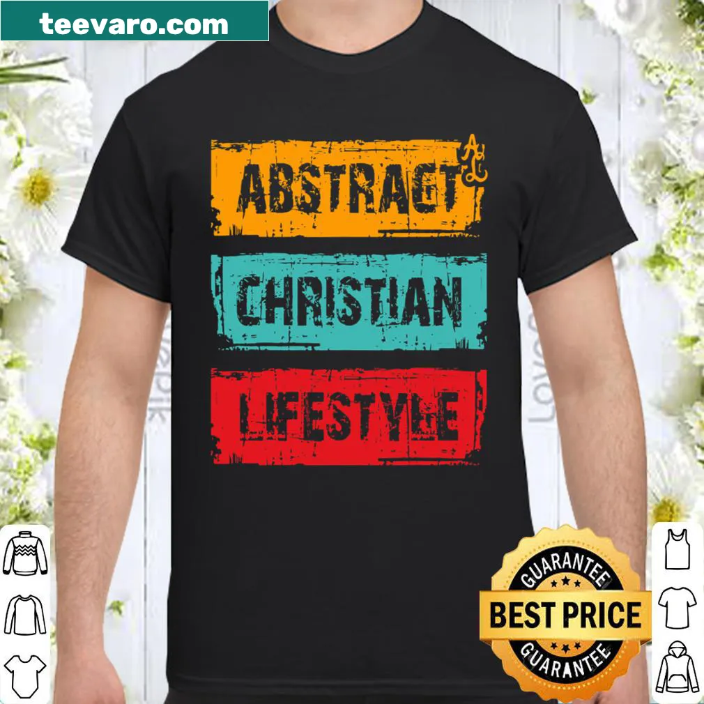 Abstract Christian lifestyle shirt with unique illustration