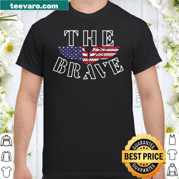 Memorial Day shirt with 'THE BRAVE - USA' text