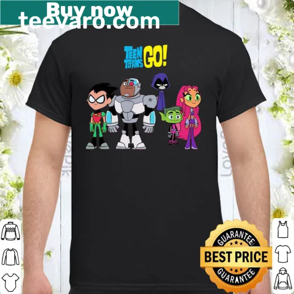 Customizable Teen Titans Go shirt for kids' birthday parties