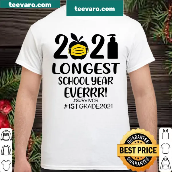 Shirt featuring text 'The Longest School Year Ever' for kids.