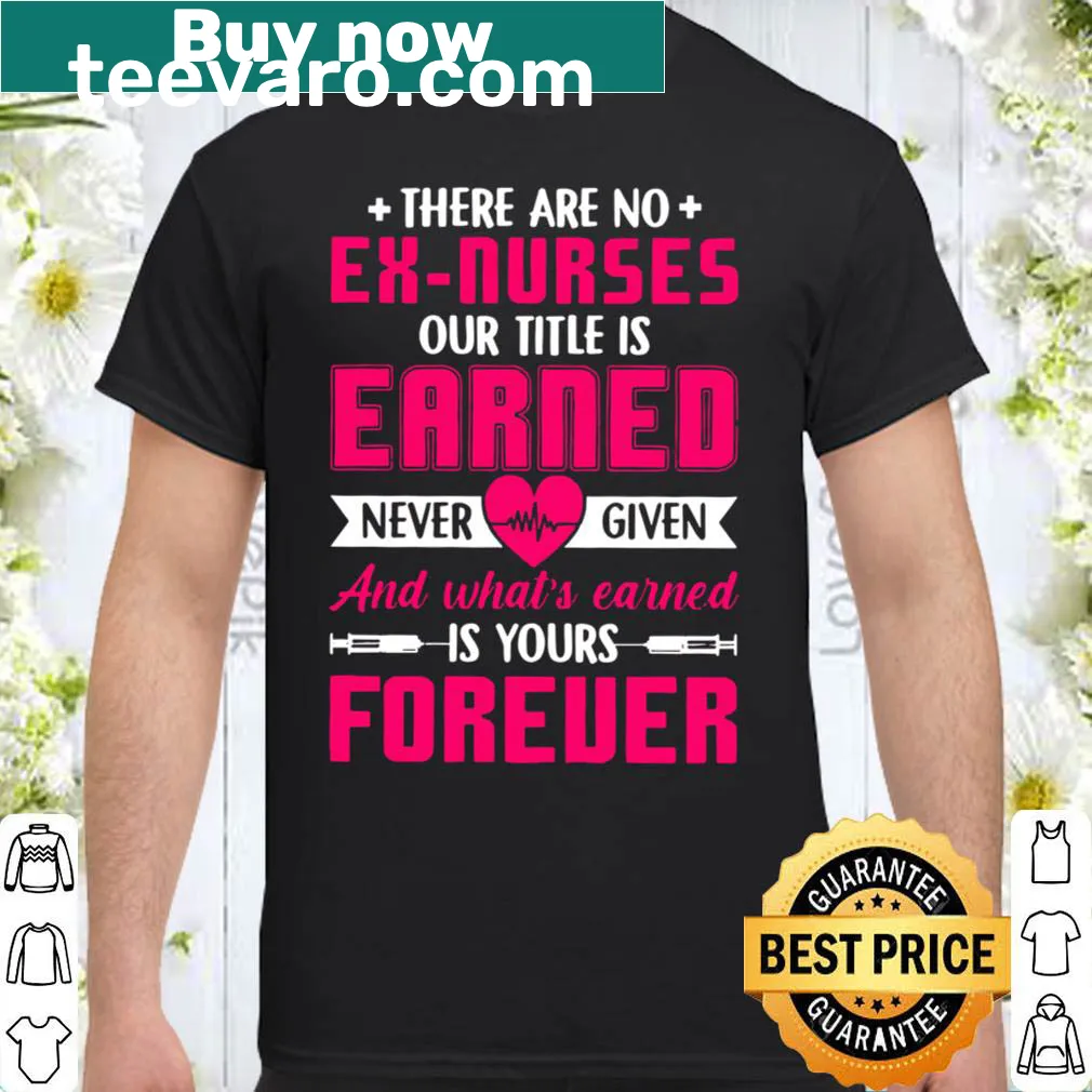 Inspirational shirt for nurses with empowering typography