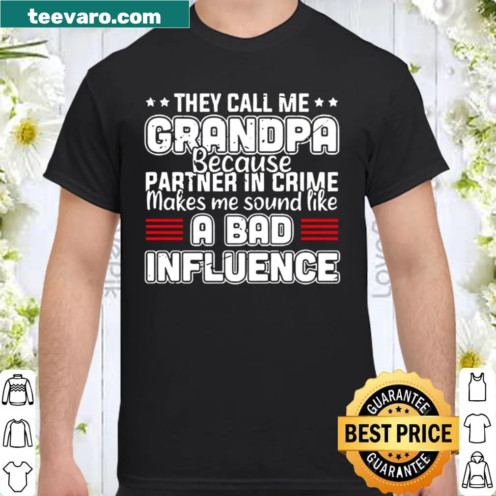 Vintage-style Grandpa t-shirt with playful text