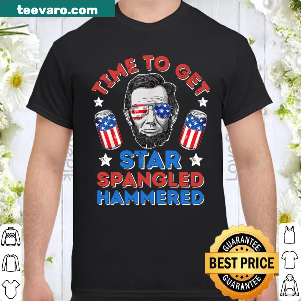 Patriotic shirt for 4th of July with humorous text about celebrating.