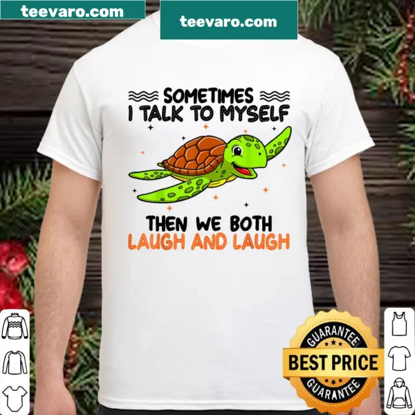 Cute cartoon turtle laughing graphic t-shirt