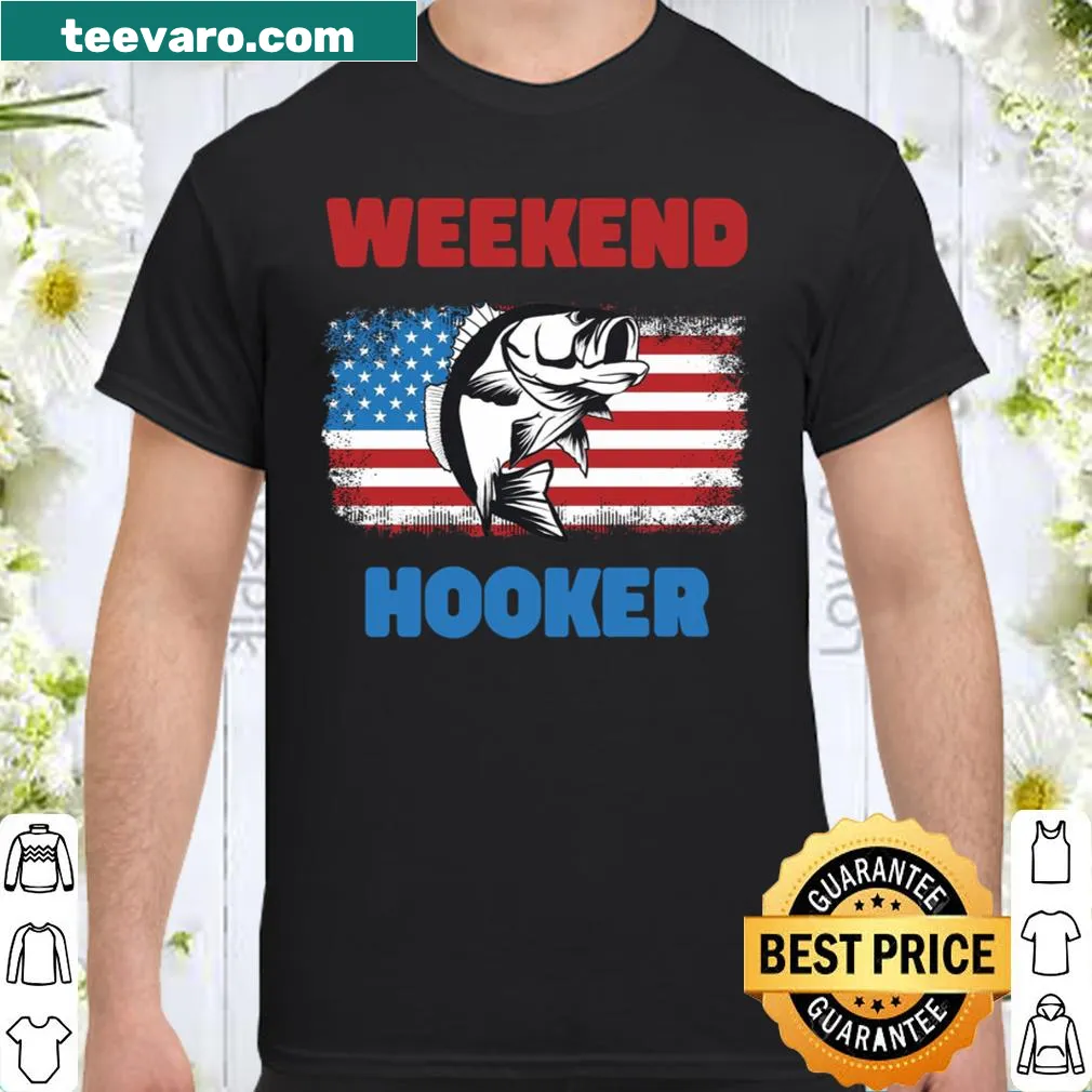 Funny shirt with USA flag and playful text
