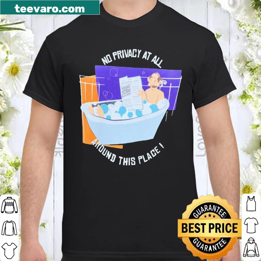 Funny shirt with illustration and text about Uncle Orville's lack of privacy