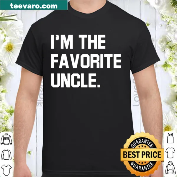 Favorite Uncle shirt with bold typography