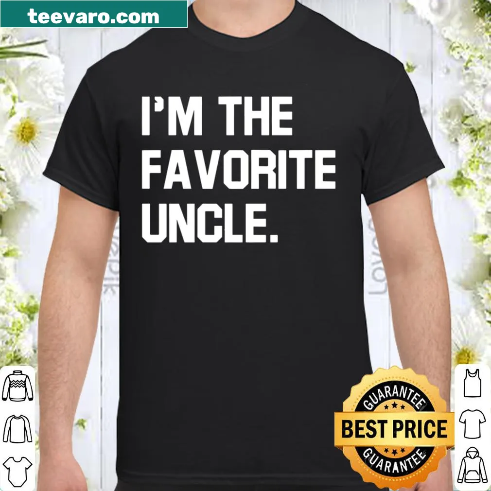 Favorite Uncle shirt with bold typography